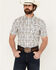 Image #1 - Cody James Men's Geo Paisley Print Short Sleeve Button-Down Stretch Western Shirt - Tall, , hi-res