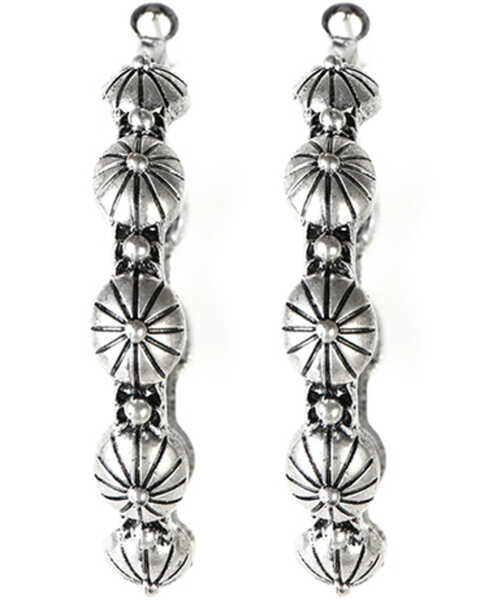 Cowgirl Confetti Women's Never Fails Earrings , Silver, hi-res