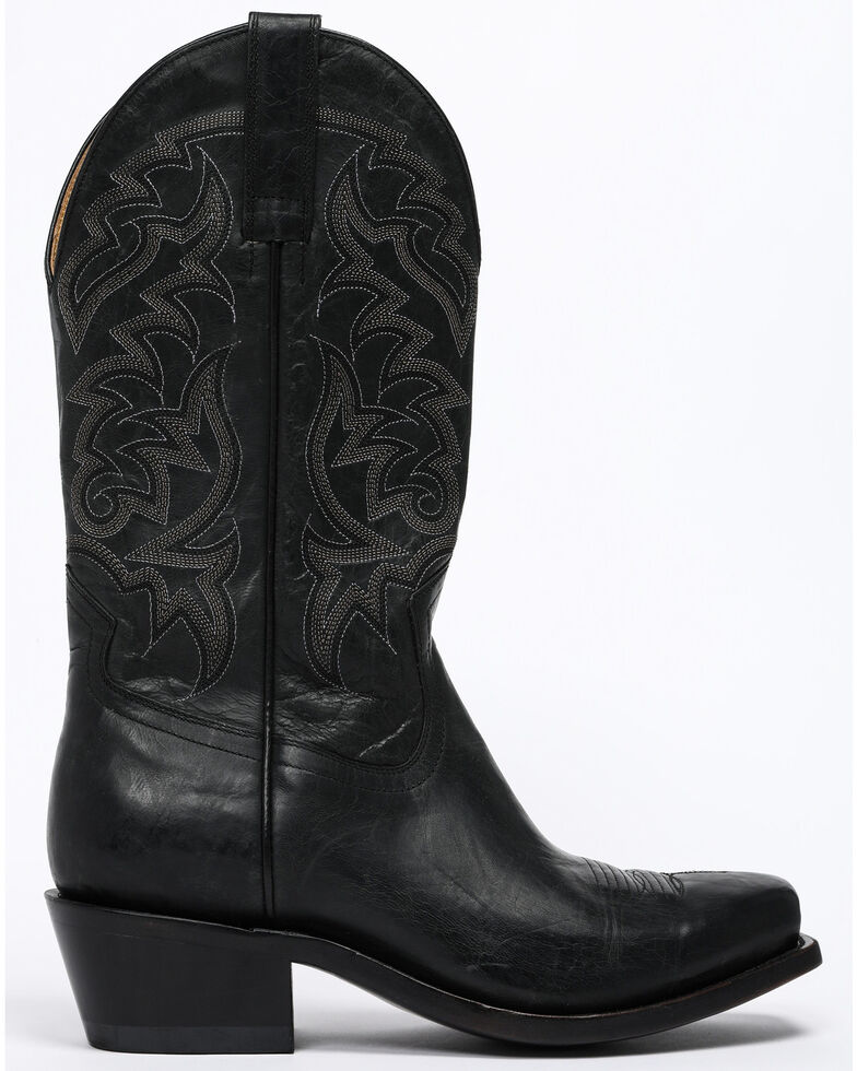 Moonshine Spirit Men's Mad Cat Western Boots - Narrow Square Toe, Black, hi-res
