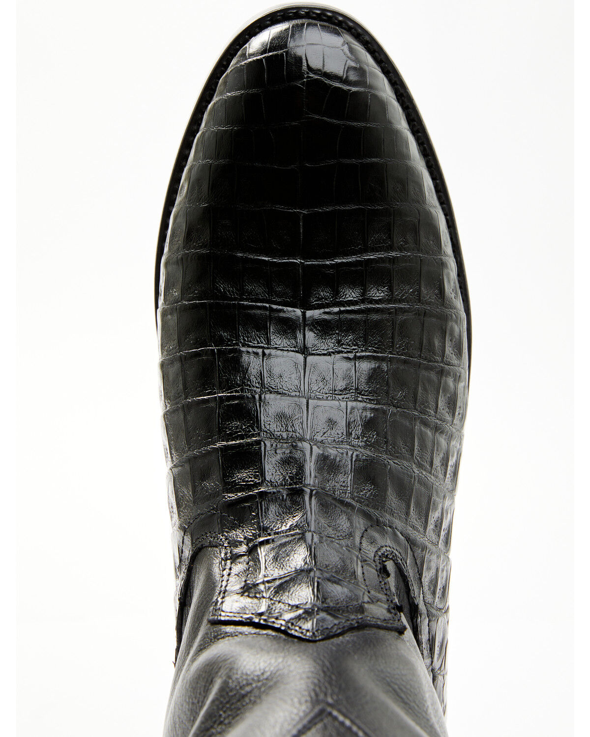 Image #6 - Cody James Black 1978® Men's Carmen Exotic Caiman Belly Roper Boots - Round Toe, Black, hi-res
