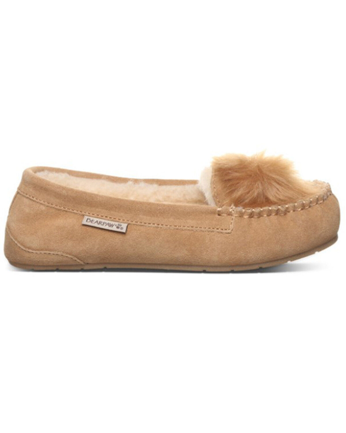 Image #2 - Bearpaw Women's Erika Slippers, Tan, hi-res