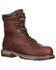 Image #1 - Rocky Men's 8" IronClad Waterproof Work Boots - Steel Toe, Bridle Brn, hi-res