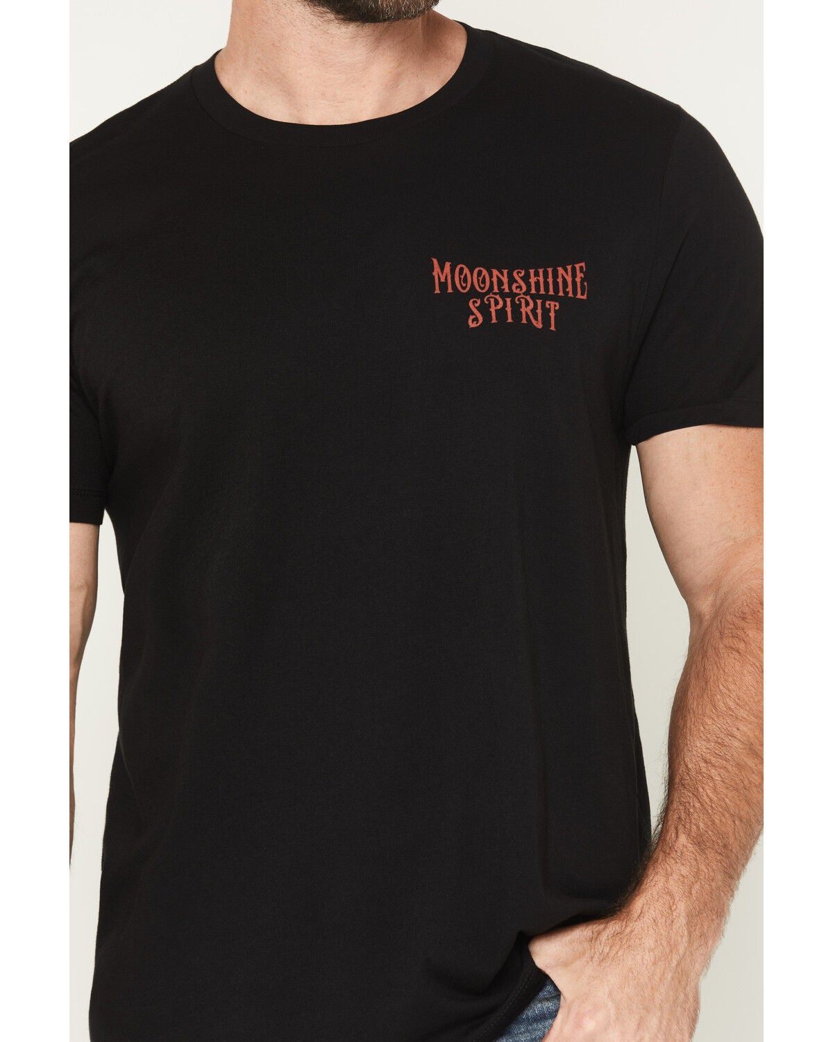 Image #4 - Moonshine Spirit Men's Mexico Skeleton Short Sleeve Graphic T-Shirt, Black, hi-res