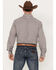 Image #4 - Wrangler Men's Performance Plaid Print Long Sleeve Button Down Western Shirt, Red, hi-res