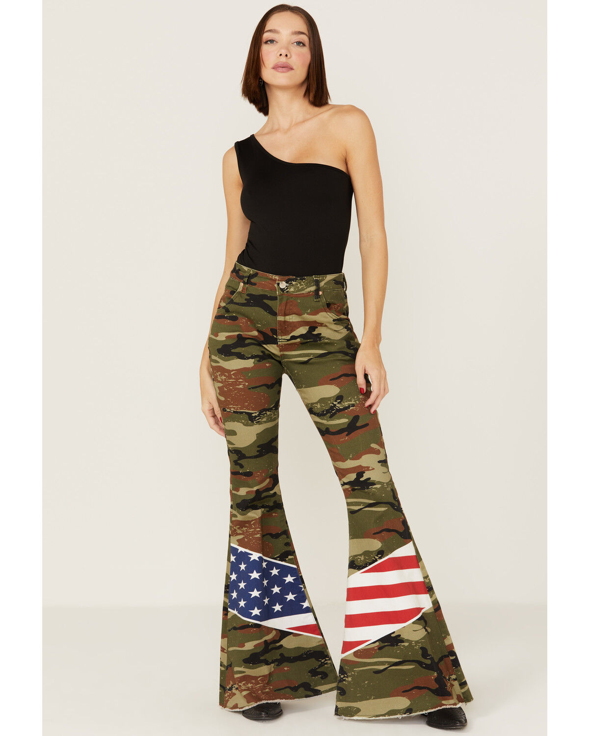 Image #1 - Ranch Dress'n Women's Land of the Free Flare Jeans, , hi-res