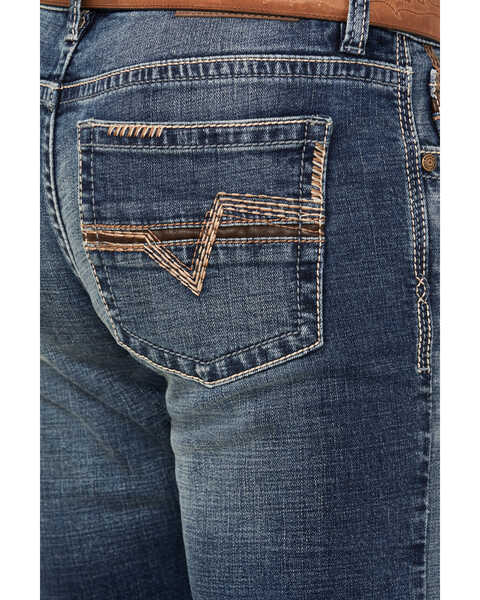 Image #4 - Cody James Men's Sundance Dark Wash Slim Straight Stretch Denim Jeans, Medium Wash, hi-res