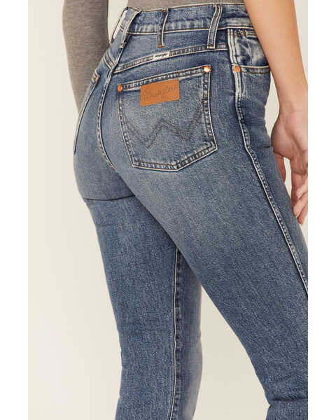 Image #3 - Wrangler Women's High Rise 626 Westward Dark Bootcut Jeans, Blue, hi-res
