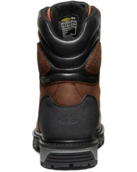 Image #4 - Keen Men's 8" Camden Insulated Waterproof Work Boots - Carbon Fiber Toe , Brown, hi-res