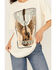 Image #3 - Wrangler Women's Guitar Short Sleeve Graphic Tee, White, hi-res