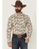 Image #1 - Cody James Men's Kendall Paisley Print Long Sleeve Button-Down Stretch Western Shirt, Tan, hi-res