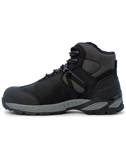 Image #3 - New Balance Men's All Site Waterproof Work Boots - Composite Toe, Black, hi-res