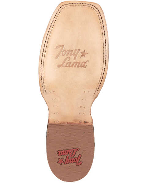 Image #7 - Tony Lama Women's Gabriella Western Boots - Square Toe , Dark Brown, hi-res