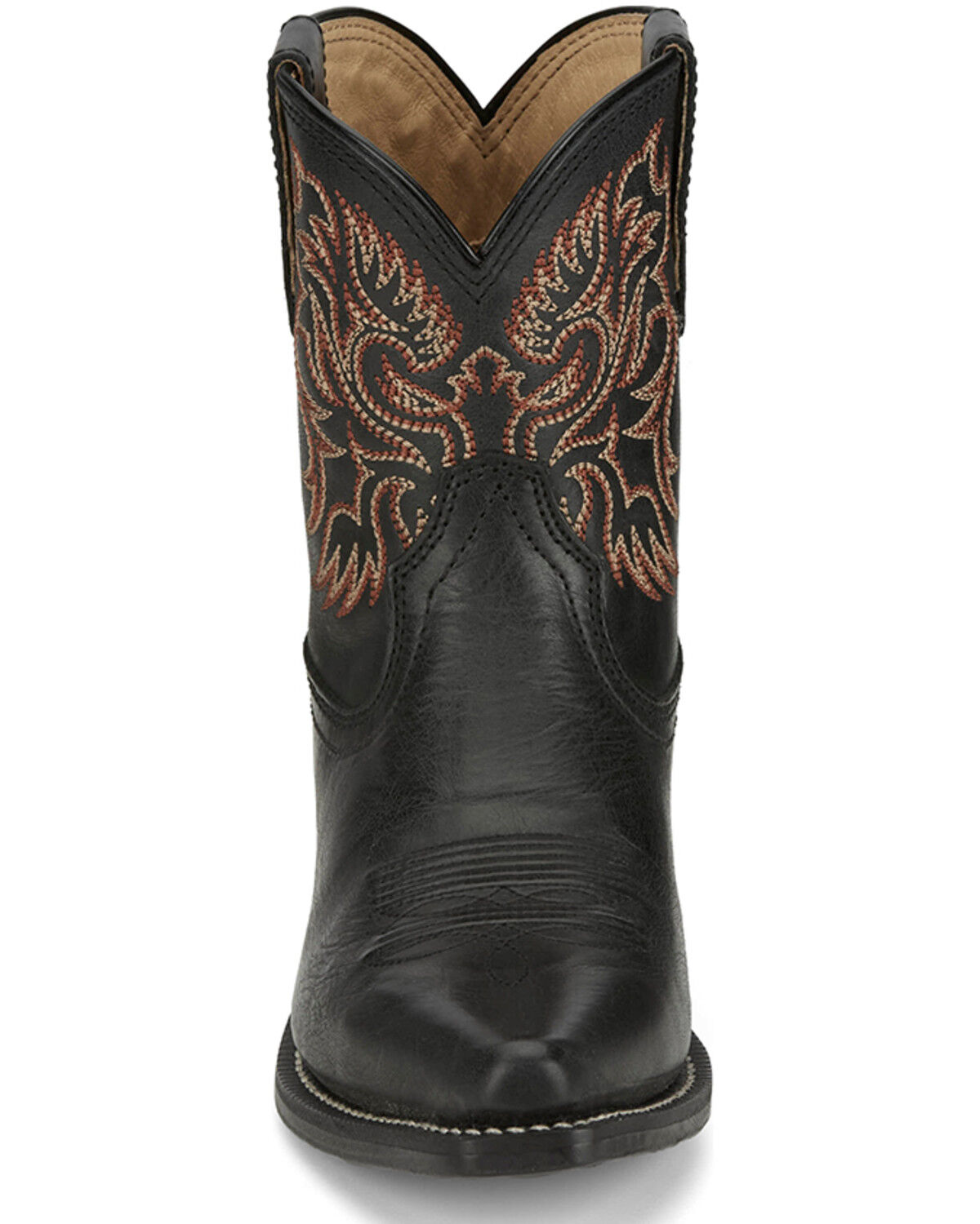 Image #4 - Tony Lama Isabella Western Booties - Snip Toe, Black, hi-res