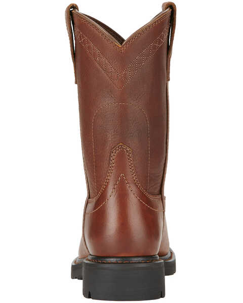 Ariat Sierra Cowboy Work Boots - Round Toe, Bronze, hi-res
