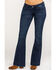 Image #2 - Rock & Roll Cowgirl Women's Dark Wash Low Rise Trouser, , hi-res