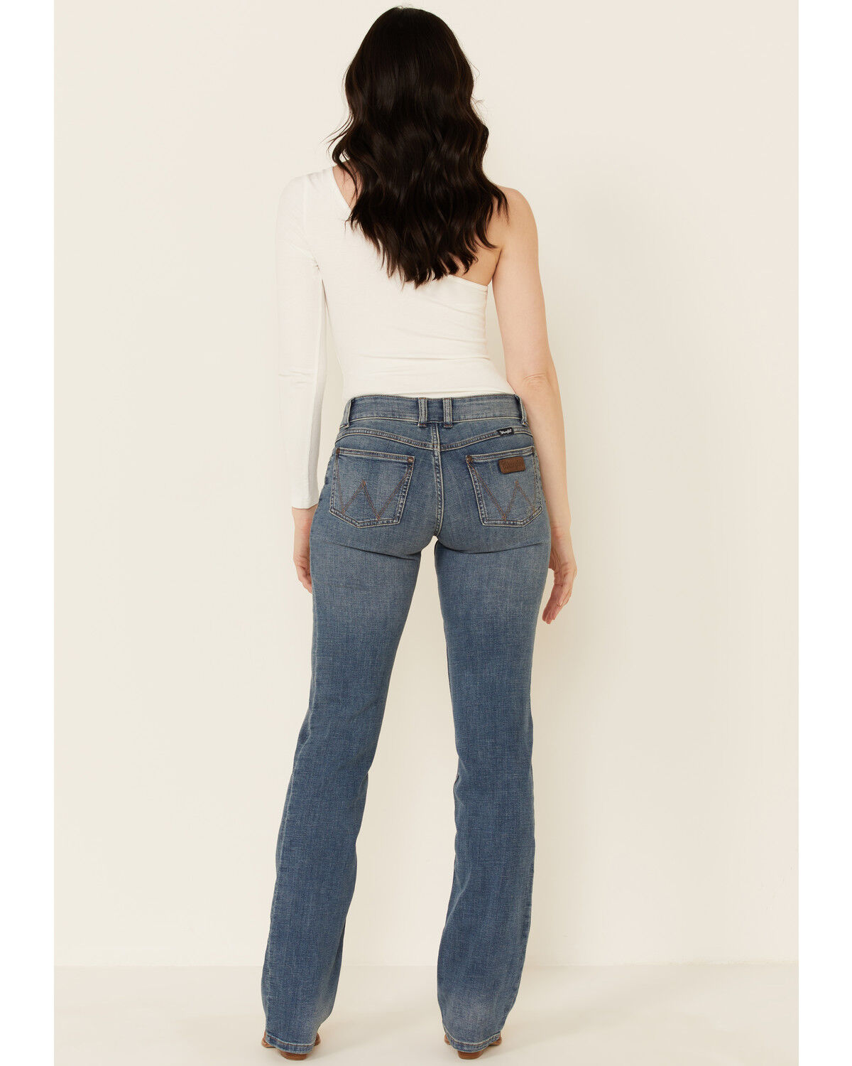 Women's wrangler low rise bootcut jeans clearance