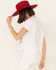 Cut & Paste Women's Stars & Stripes Forever Graphic Crop Tee , Ivory, hi-res