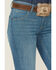 Image #2 - Kimes Ranch Women's Light Wash Mid Rise Lola Soho Fade Trouser, Blue, hi-res