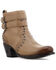 Image #1 - Black Star Women's Hereford Fashion Booties - Round Toe, Off White, hi-res