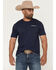 Image #2 - Smith & Wesson Men's American Tradition Short Sleeve Graphic T-Shirt, Navy, hi-res