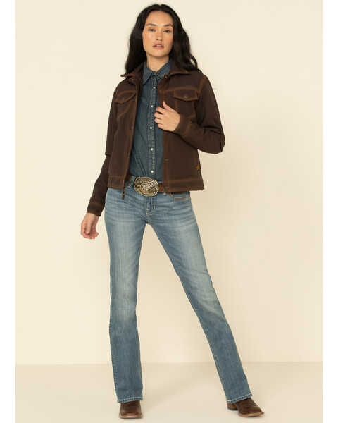 Image #2 - STS Ranchwear Women's Brown Brumby Softshell Jacket , Brown, hi-res