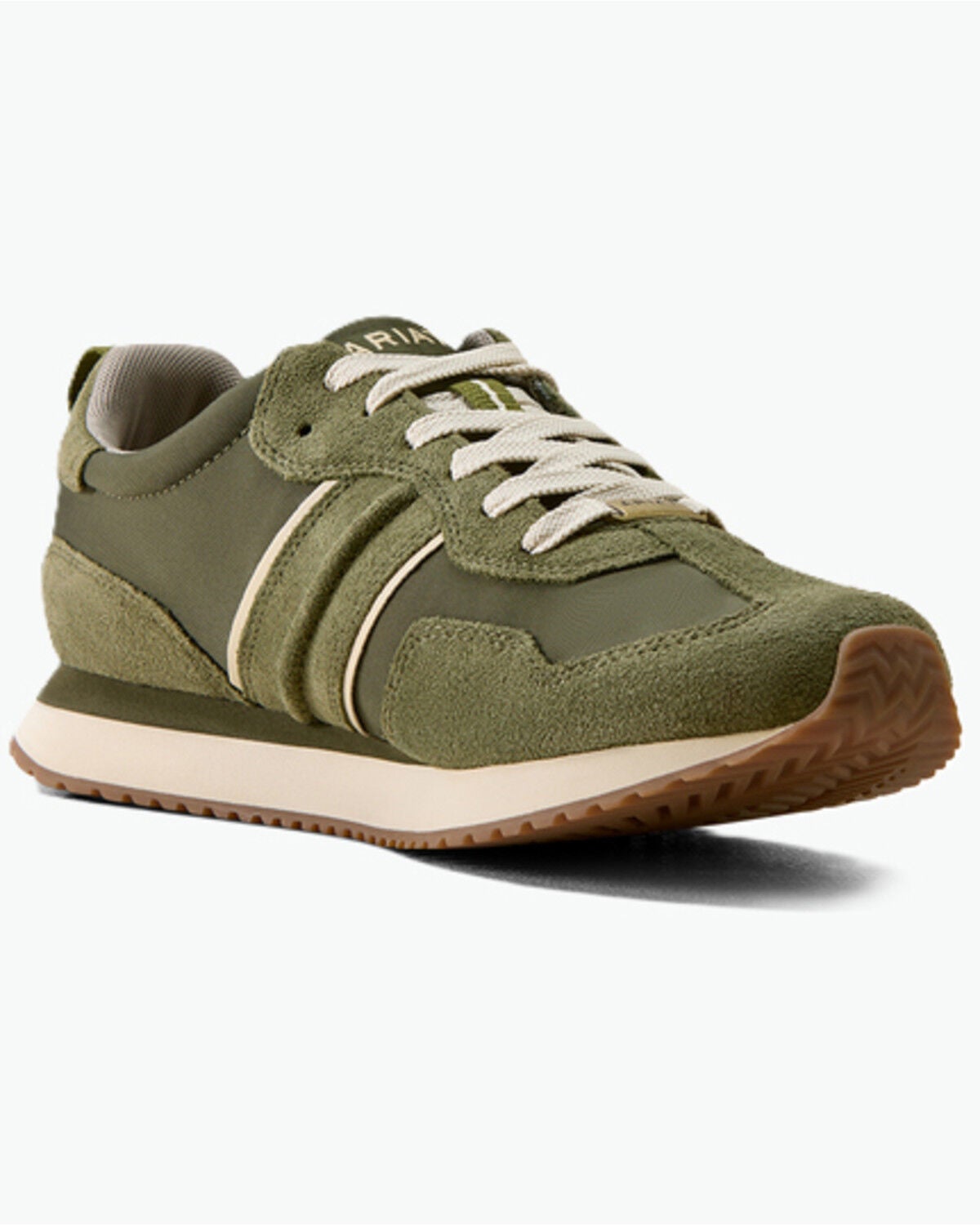 Image #1 - Ariat Men's Ranch Runner Shoes, Green, hi-res