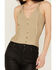 Image #3 - Miss Me Women's Knot Tank, Green, hi-res