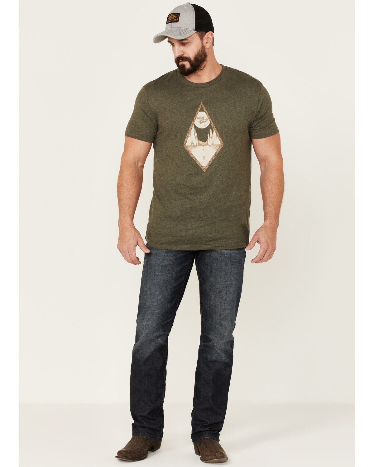 heather olive shirt