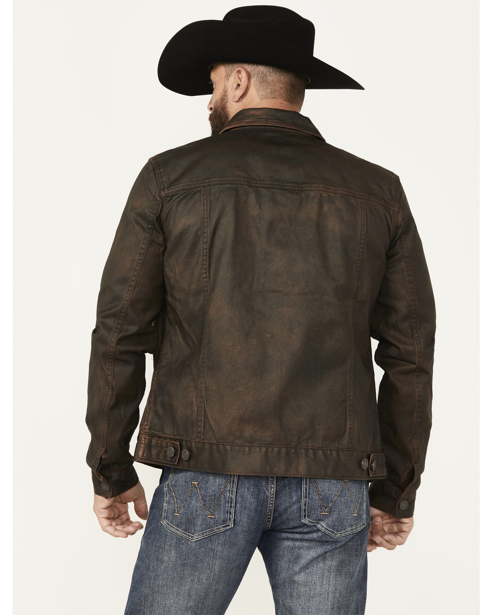 Cowboy jean jacket with fur cheap