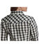 Image #2 - Roper Women's Plaid Print Long Sleeve Snap Western Shirt, Black, hi-res