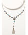 Image #1 - Idyllwind Women's Lakeland Concho Lariat Necklace, Silver, hi-res