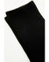 Image #2 - Boot Barn Kids' Basic 3-Pack Crew Socks, Black, hi-res