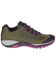 Image #2 - Merrell Women's Siren Traveller 3 Hiking Shoes - Soft Toe, Green, hi-res
