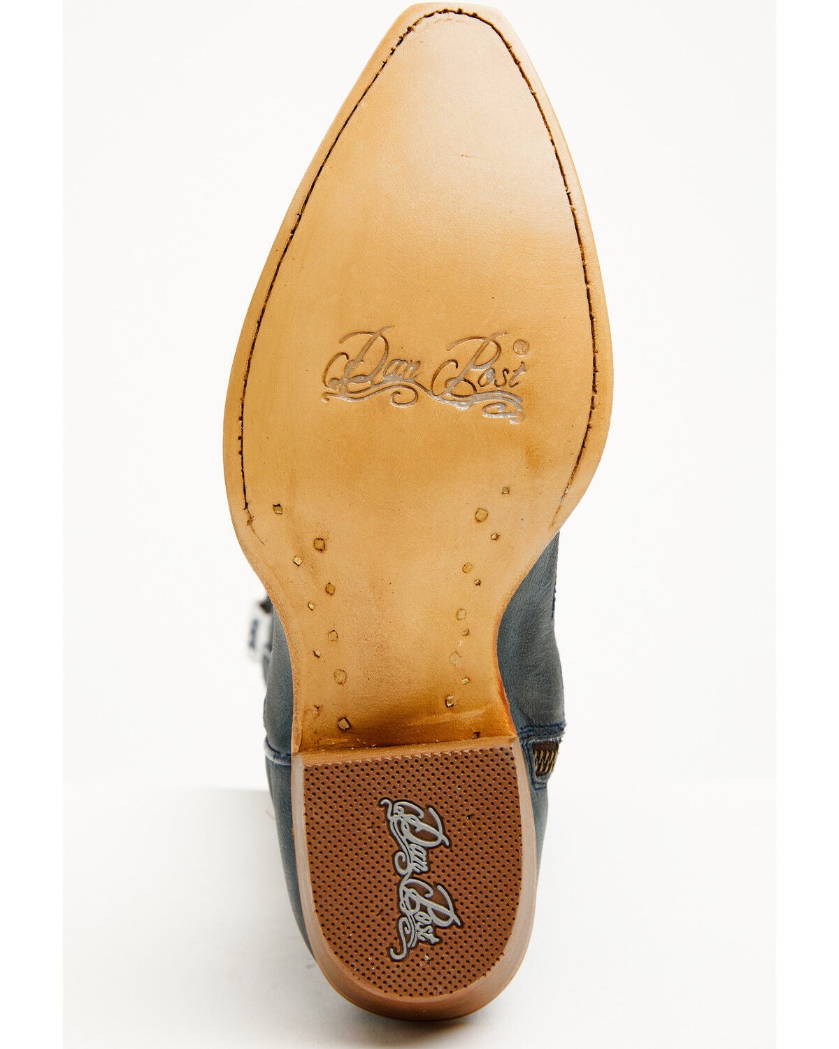 Image #7 - Dan Post Women's America 250 Tall Western Boots - Snip Toe, Blue, hi-res