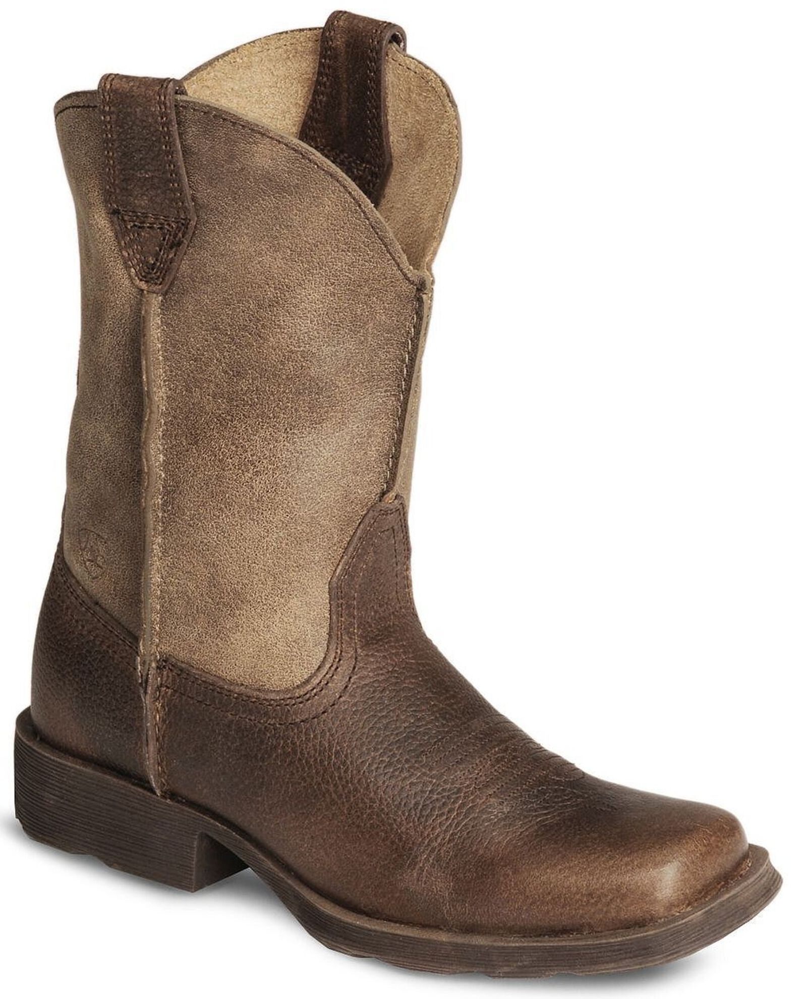 Ariat Boys Earth Rambler Western Boots Square Toe Sheplers