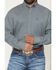 Image #3 - George Strait by Wrangler Men's Geo Print Long Sleeve Button-Down Stretch Western Shirt, Dark Teal, hi-res