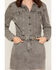 Image #3 - Rock & Roll Denim Women's Double Western Buckle Long Sleeve Denim Mini Dress, Black, hi-res