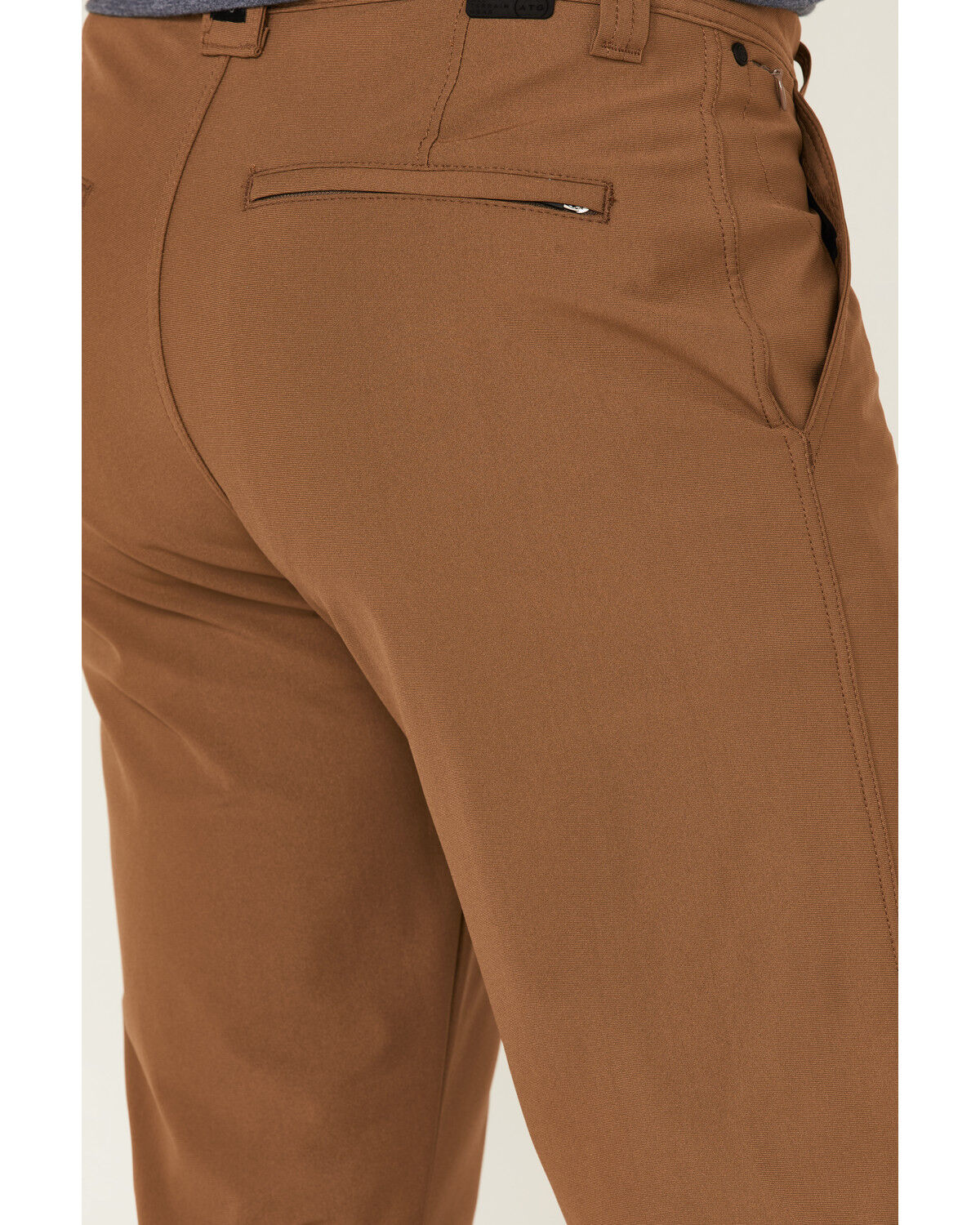 Image #4 - ATG by Wrangler Men's All-Terrian Stretch Chino Pants, Camel, hi-res