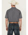 Image #4 - Ariat Men's Pro Series Caspian Plaid Print Short Sleeve Button-Down Western Shirt - Big, Navy, hi-res