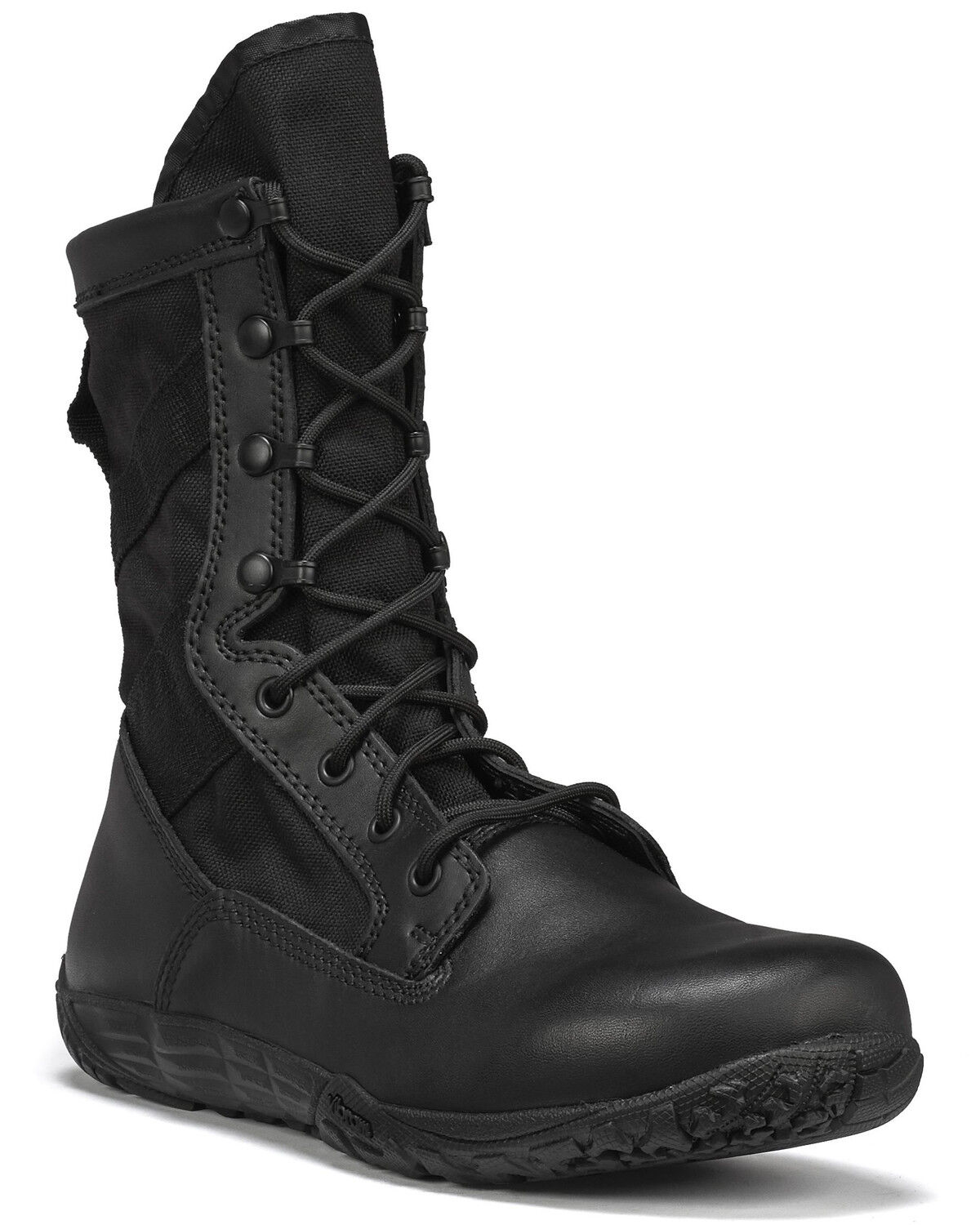 Image #1 - Belleville Men's TR Minimalist Combat Boots - Soft Toe, Black, hi-res