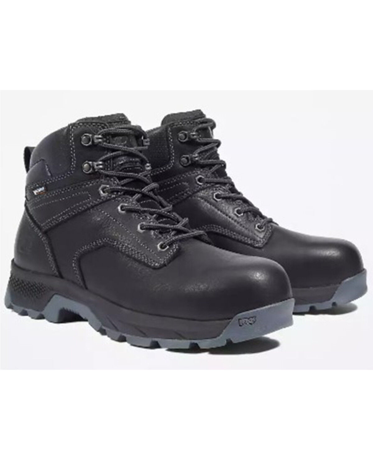 Image #1 - Timberland PRO Men's 6" Titan Waterproof Work Boots - Composite Toe, Black, hi-res