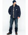 Image #6 - Carhartt Men's FR Duck Traditional Coat, Navy, hi-res