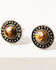 Image #4 - Shyanne Women's 3-piece Silver Concho & Arrow Hoop Earrings Set, Silver, hi-res