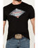 Image #2 - Cowboy Hardware Men's Genuine Quality Flag Short Sleeve T-Shirt, Black, hi-res