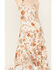 Wild Moss Women's Floral High Low Hem Dress, Ivory, hi-res