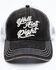 Image #1 - Idyllwind Women's Y'All Aint Right Ball Cap, Black, hi-res