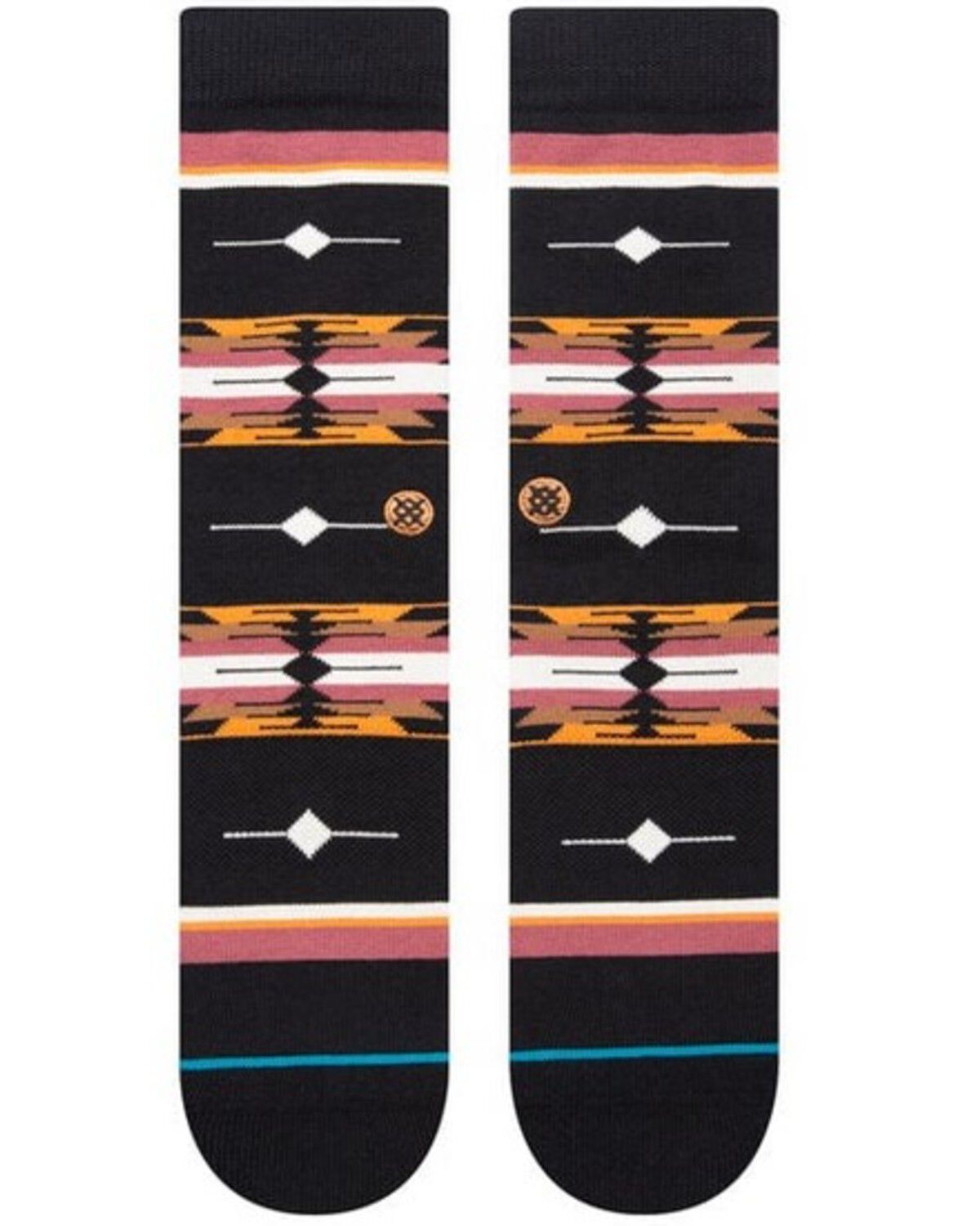 Image #2 - Stance Men's Cloaked Crew Socks, Black, hi-res