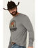 Image #3 - Wrangler Men's Landscape Logo Long Sleeve Graphic T-Shirt, Grey, hi-res