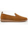 Image #2 - Minnetonka Women's Shay Suede Slip-On Shoes - Round Toe, Brown, hi-res
