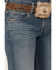 Image #2 - Wrangler Retro Women's Mae Dark Wash Mid Rise Stretch Trouser Jeans , Dark Wash, hi-res
